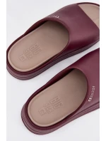 Klapki Damskie Na Platformie Big Star SS274425 Bordowe