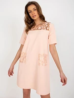 LK SK 506735 šaty.82 broskýň