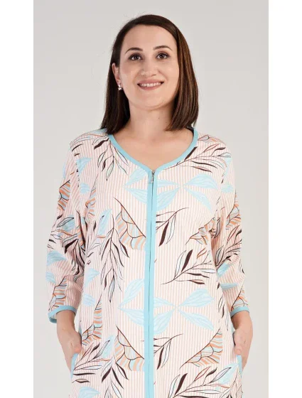 Dámske domáce šaty s trojštvrťovým rukávom Melissa