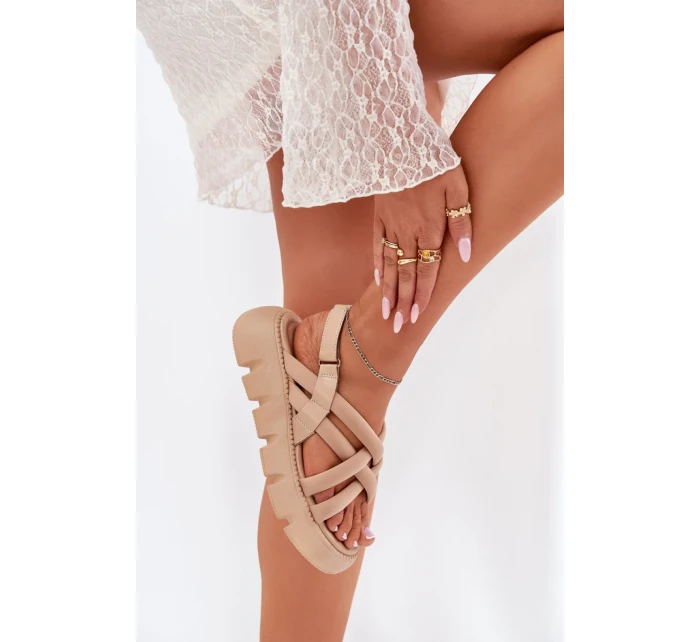 Sandále model 214729 Krok vo veľkom štýle