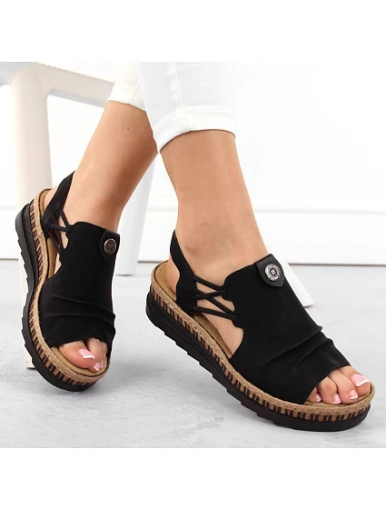 Pohodlné sandály W model 22018139 black - Rieker