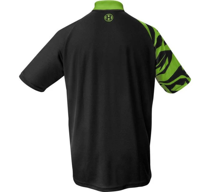 Polokošeľa Harrows Rapide čierno-zelená