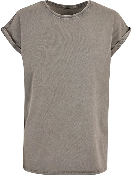 Build your Brand BY 053 Dámske tričko „Acid Wash“ 56.0053 asfaltová Build your Brand BY 053 Dámske tričko „Acid Wash“ 56.0053 asfaltová