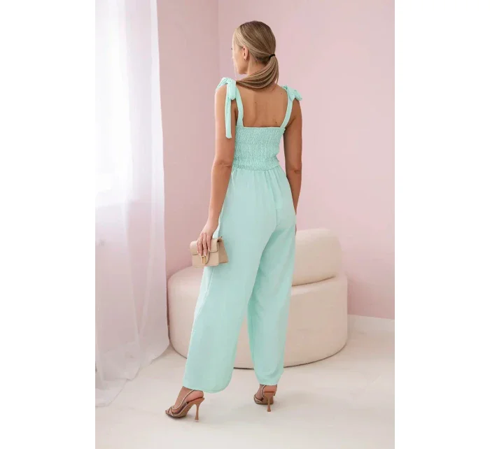 Overal na ramínka s volánkovým topem mincovna