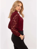 Dámska košeľa MI KS C242.16X Bordeaux - FPrice Dámska košeľa MI KS C242.16X Bordeaux - FPrice