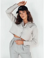 Dámská pruhovaná košile šedá Dstreet model 21972910 - FashionStreet