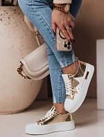 Dámske tenisky na platforme TRENDIS gold FashionStreet ZY0702