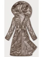 Prošívaná bunda v barvě cappuccino na model 18846310 - S'WEST