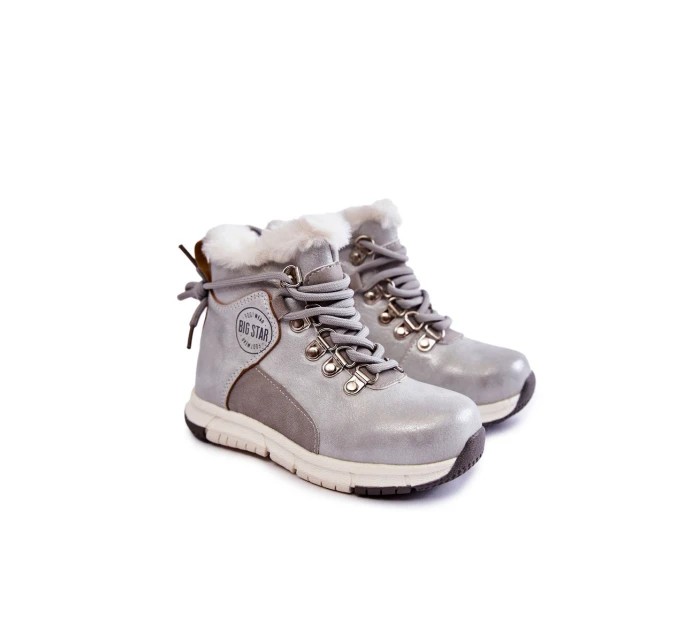 Dětské zateplené kozačky na zip Big Star model 21599152 - Big Star Shoes