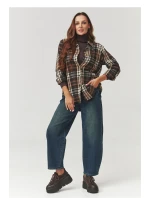 Košeľa s dlhým rukávom model 219733 Makadamia