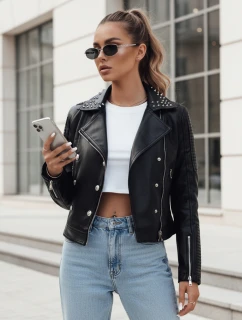 Dámska kožená bunda ramones TRUCCO black FashionStreet TY4178