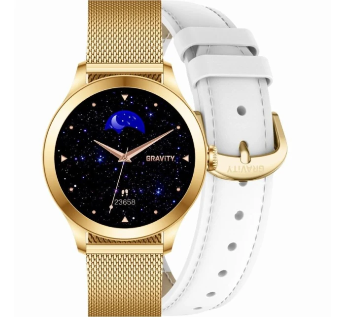 Inteligentné hodinky Gravity White Gold 2 Stripes GT25-2 PRO Inteligentné hodinky Gravity White Gold 2 Stripes GT25-2 PRO