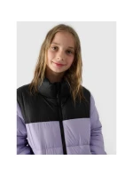 Dívčí péřová bunda se syntetickou výplní Junior model 21892842 - 4F
