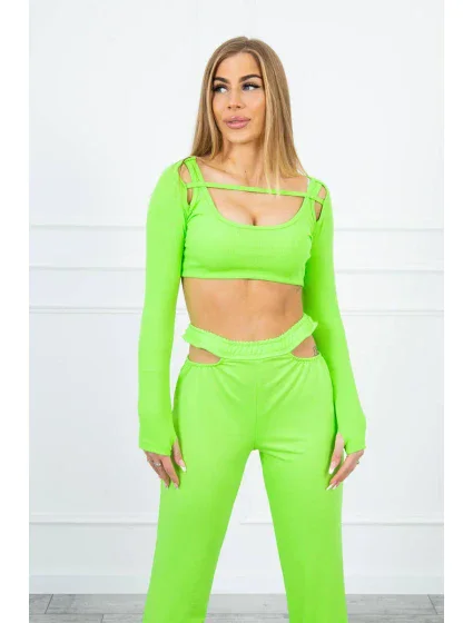 Sada s model 18748249 top zelená neonová - K-Fashion Sada s model 18748249 top zelená neonová - K-Fashion