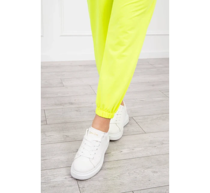 Bavlnená 3dielna sada žltá neónová Bavlnená 3dielna sada žltá neónová