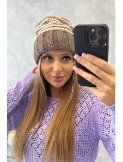 Dámska čiapka Feba K330 mocca