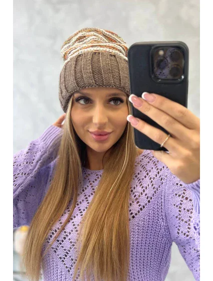 Dámska čiapka Feba K330 mocca Dámska čiapka Feba K330 mocca
