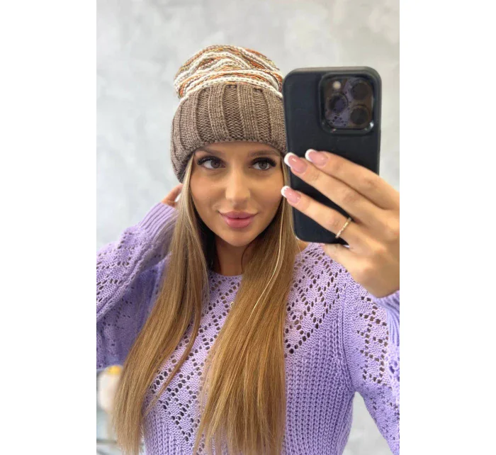 Dámska čiapka Feba K330 mocca Dámska čiapka Feba K330 mocca