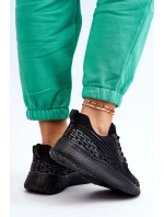 Damskie Siateczkowe Buty Sportowe Memory Foam System Big Star LL274662 Czarne Damskie Siateczkowe Buty Sportowe Memory Foam System Big Star LL274662 Czarne