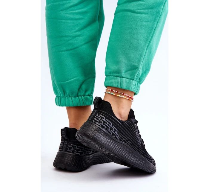 Damskie Siateczkowe Buty Sportowe Memory Foam System Big Star LL274662 Czarne Damskie Siateczkowe Buty Sportowe Memory Foam System Big Star LL274662 Czarne