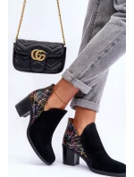 Dámské kožené boty na  černé model 21631083 - Maciejka