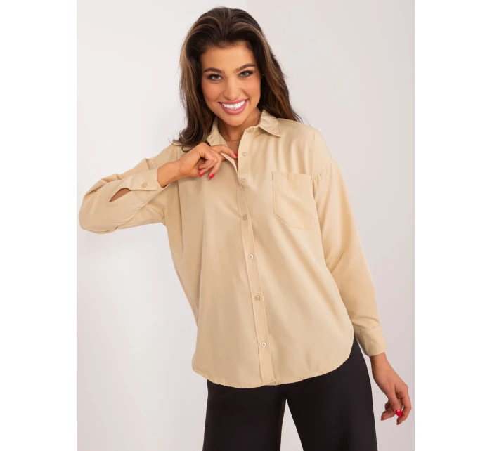 Košeľa BA KS 0286.99 béžová
