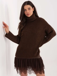 Jumper CH SW 72989.68 tmavohnedý