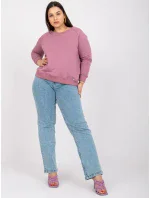 Mikina RV BL 6326.02X tmavo ružová