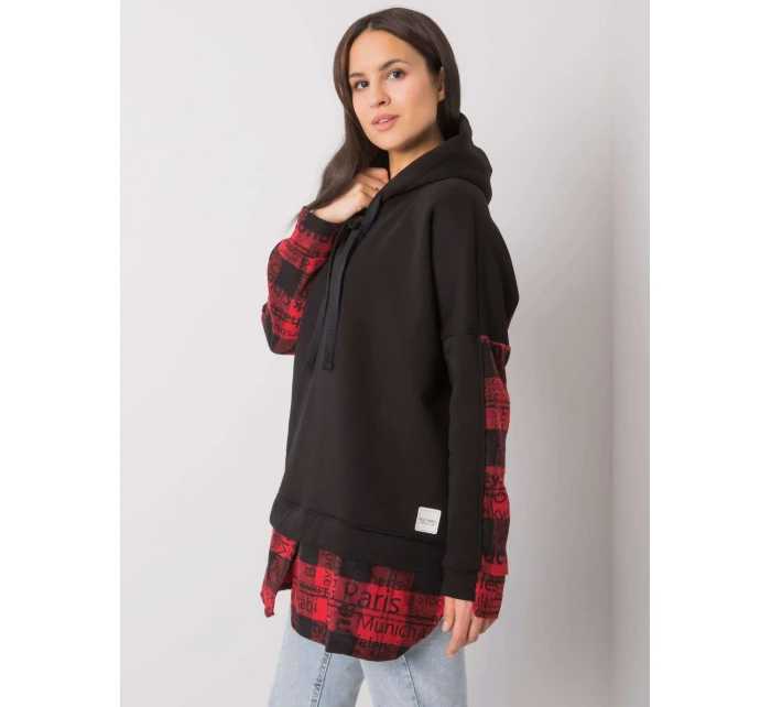 Mikina RV BL model 16327667 černá a červená - FPrice Mikina RV BL model 16327667 černá a červená - FPrice