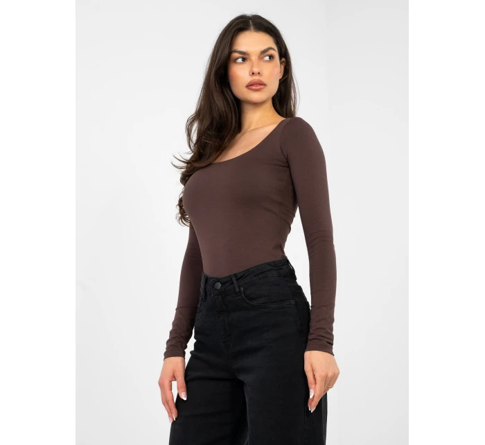 Blúzka RV BZ A1193.26 tmavohnedá
