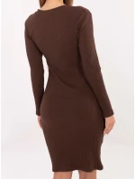 RV SK šaty A1050.08 tmavohnedé