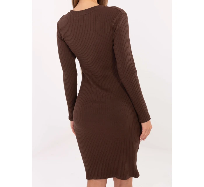 RV SK šaty A1050.08 tmavohnedé