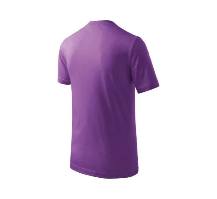Základné tričko pre deti fialové