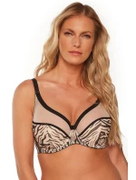 Dámská podprsenka Béžová s černou model 20480141 - Gaia Dámská podprsenka Béžová s černou model 20480141 - Gaia