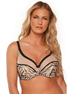 Dámská podprsenka Béžová s černou model 20480141 - Gaia