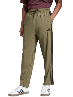 Pánske nohavice adidas Essentials 3-Stripes Stanford Open Hem Pants olive JE6401