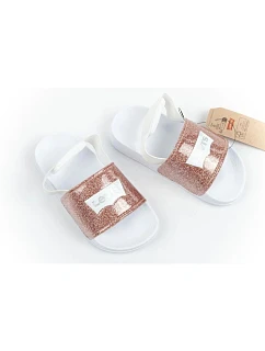 Levi's dětské žabky Pool S Mini dívčí třpytivé sandály dětské