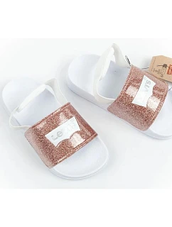 Levi's dětské žabky Pool S Mini dívčí třpytivé sandály dětské