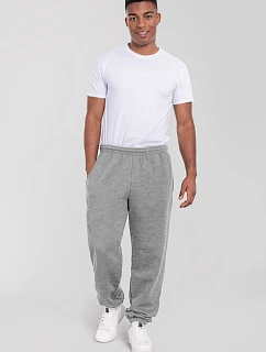 Iconic Premium Cuff Pants Tepláky z těžké bavlny  heather model 22459291 - Fruit of the Loom