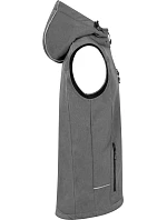 Pánská 3vrstvá softshellová vesta 40. heather grey model 22517272 - Promodoro Pánská 3vrstvá softshellová vesta 40. heather grey model 22517272 - Promodoro