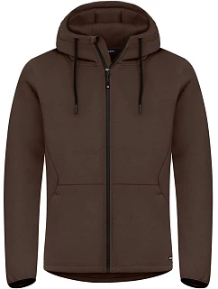 Cutter & Buck Pemberton Jacket Men Pánska mikina s kapucňou 68.8418 tmavá moka