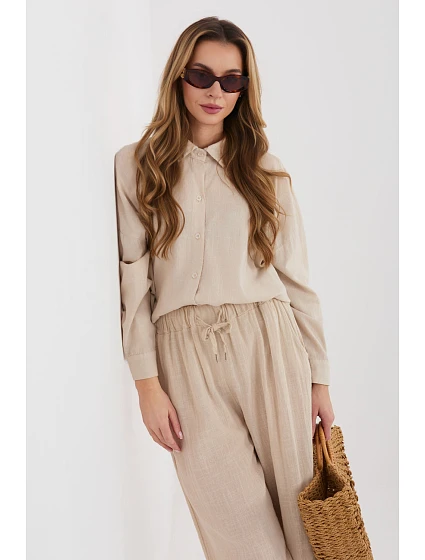 Košeľa s dlhým rukávom model 225516 Taliansko Moda