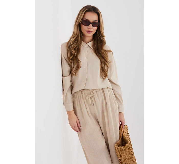 Košeľa s dlhým rukávom model 225516 Taliansko Moda