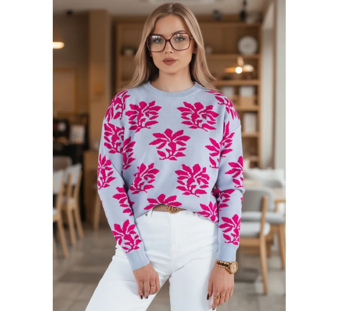 SWEET dámský svetr modrý Dstreet model 21972199 - FashionStreet