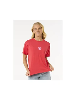 Tričko RIP CURL Icons Of Surf Relaxed Tee, červené