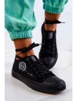 Dámské tenisky BIG STAR model 21575224 Černé - Big Star Shoes Dámské tenisky BIG STAR model 21575224 Černé - Big Star Shoes