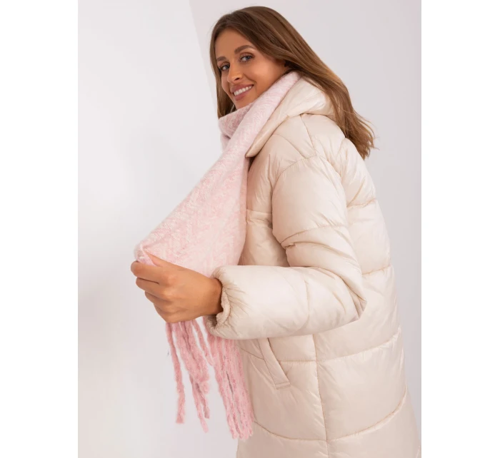 Szalik AT SZ model 18987543 jasny różowy - FPrice