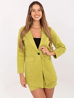 Dámsky kabát DHJ MA 15286 horčicový