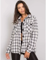 Košeľa EM KS 178.34 biela a šedá