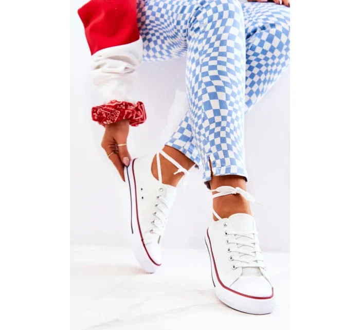 Klasické dámske biele tenisky Omerta